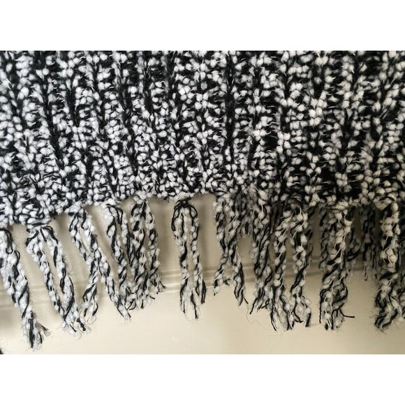 Drapers and Damons Sz 1X Chunky Open Front Fringe Sweater Vest Coastal Grandma - Picture 7 of 10